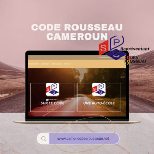 Capture d'écran du site web Codes Rousseau Cameroun créé par Infoforma