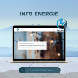 Capture d'écran du site web Info Énergies France créé par Infoforma