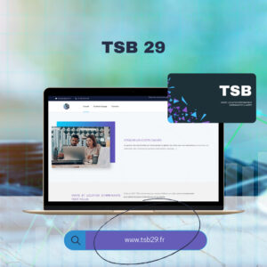 Capture d'écran du site web TSB-29 créé par Infoforma